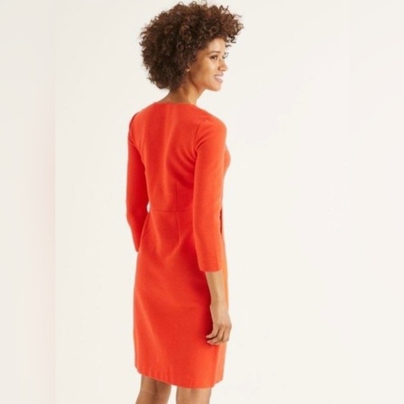 Boden Brontë Ottoman Dress in Fire Cracker - Picture 2 of 7